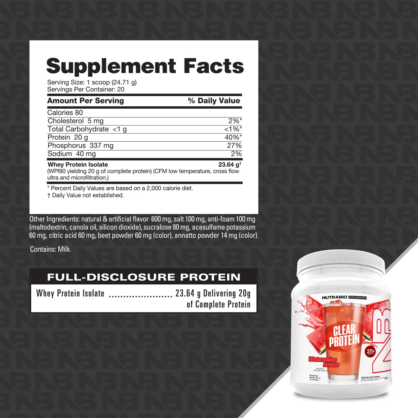 Nutrabio Clear Isolate