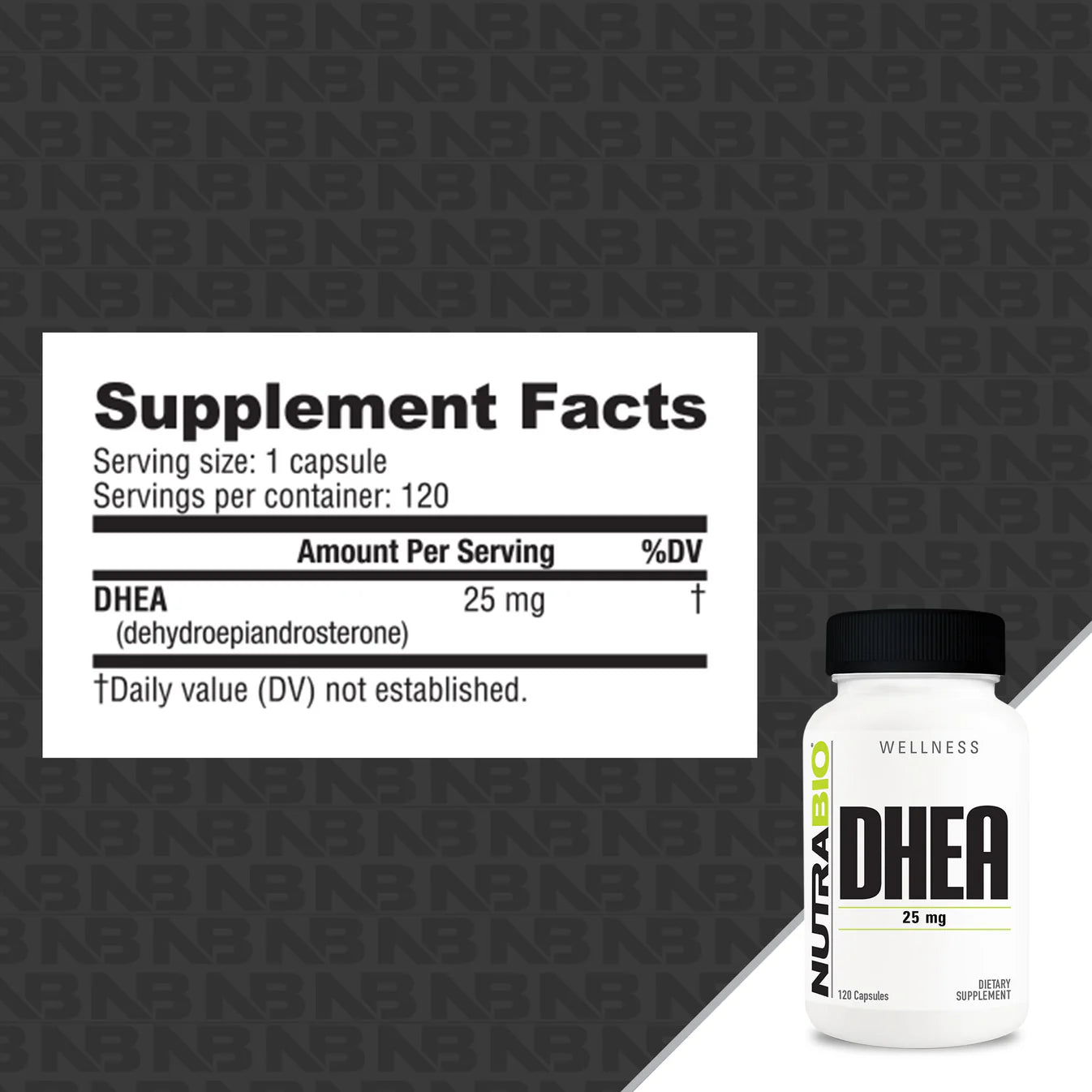 Nutrabio DHEA 25Mg