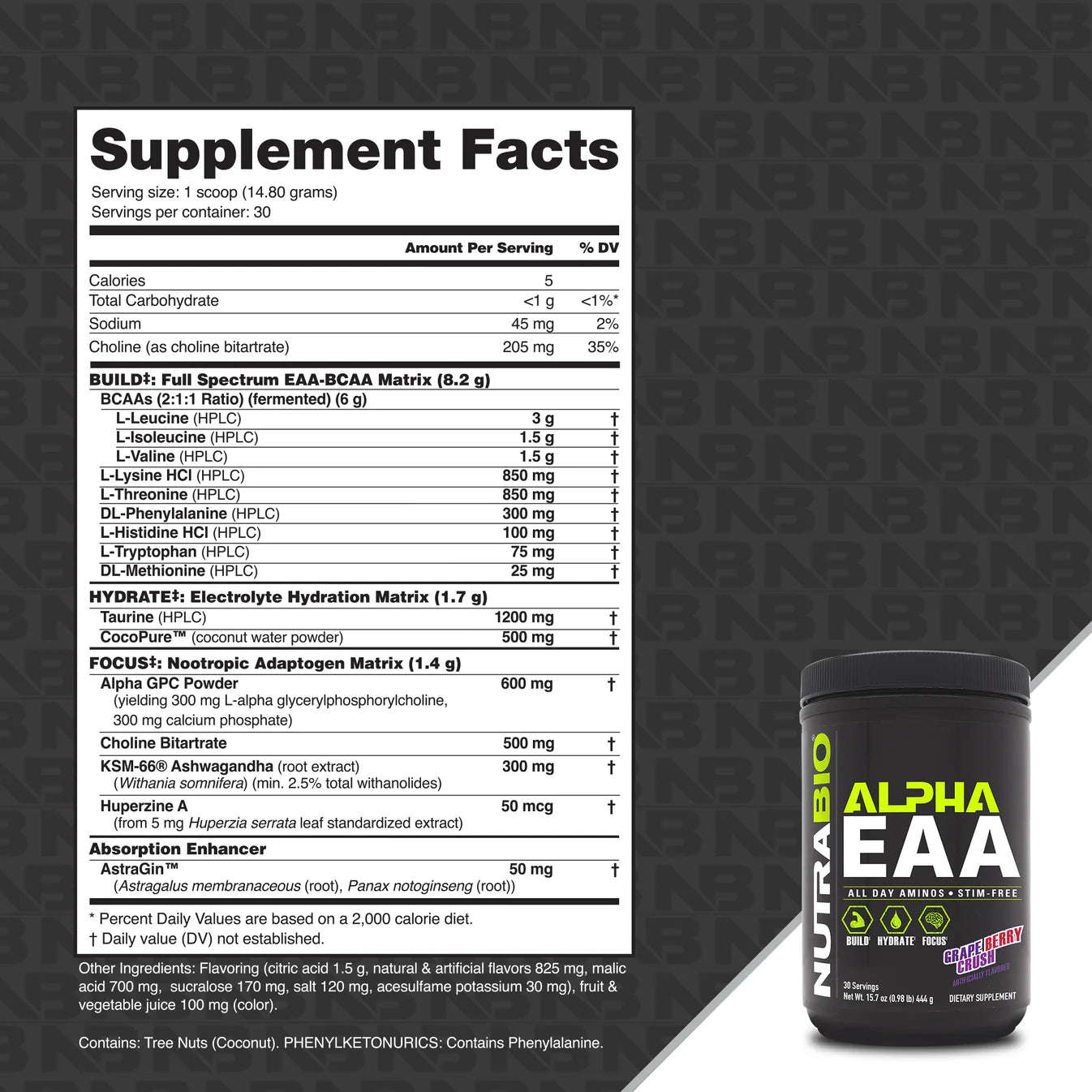 Nutrabio Alpha EAA Amino