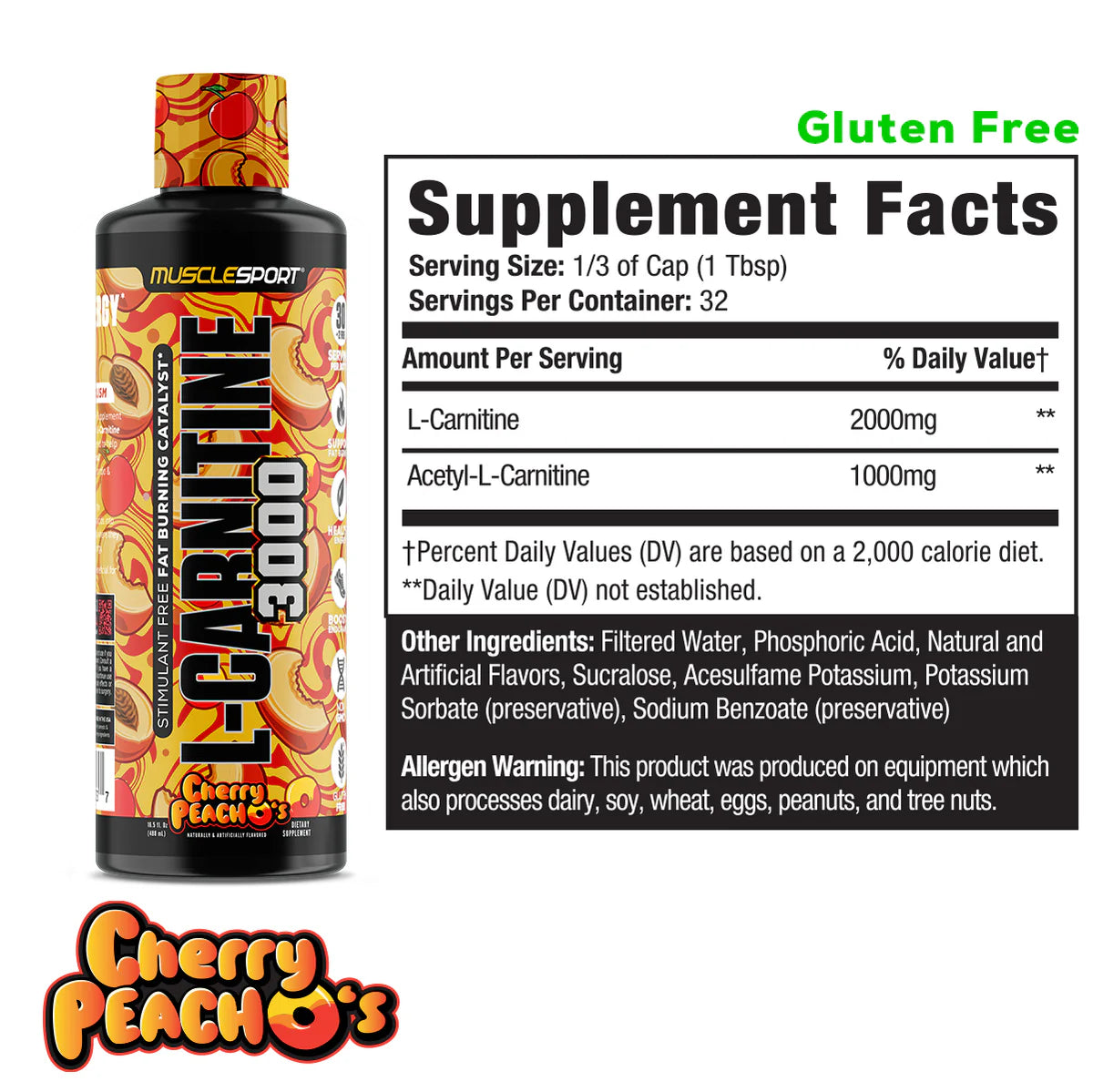 MuscleSport L-Carnitine 3000