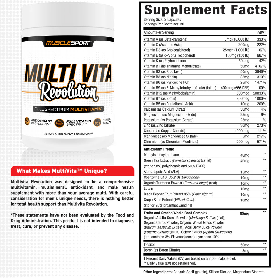 MuscleSport Multivitamin