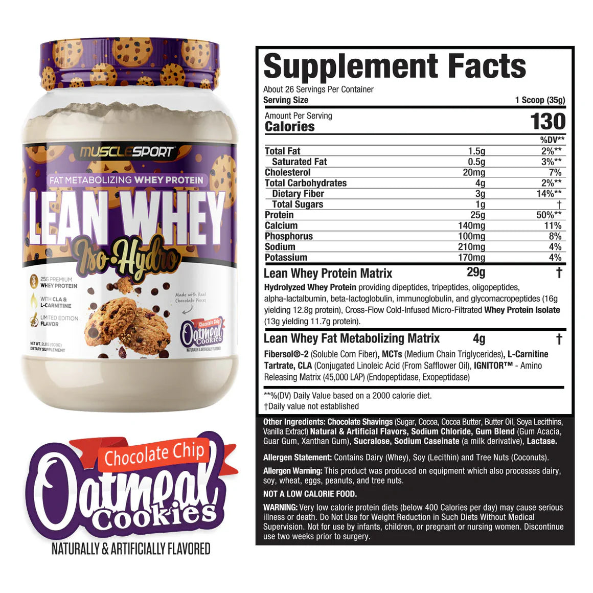MuscleSport Lean Whey 2lb