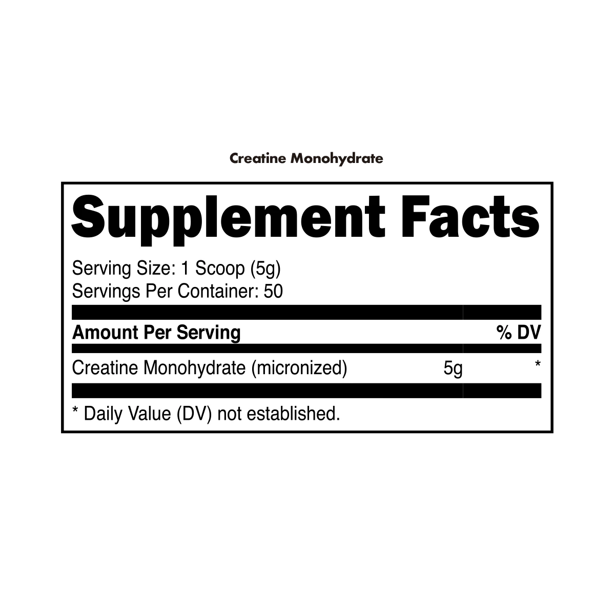 Bucked Up Creatine Monohydrate