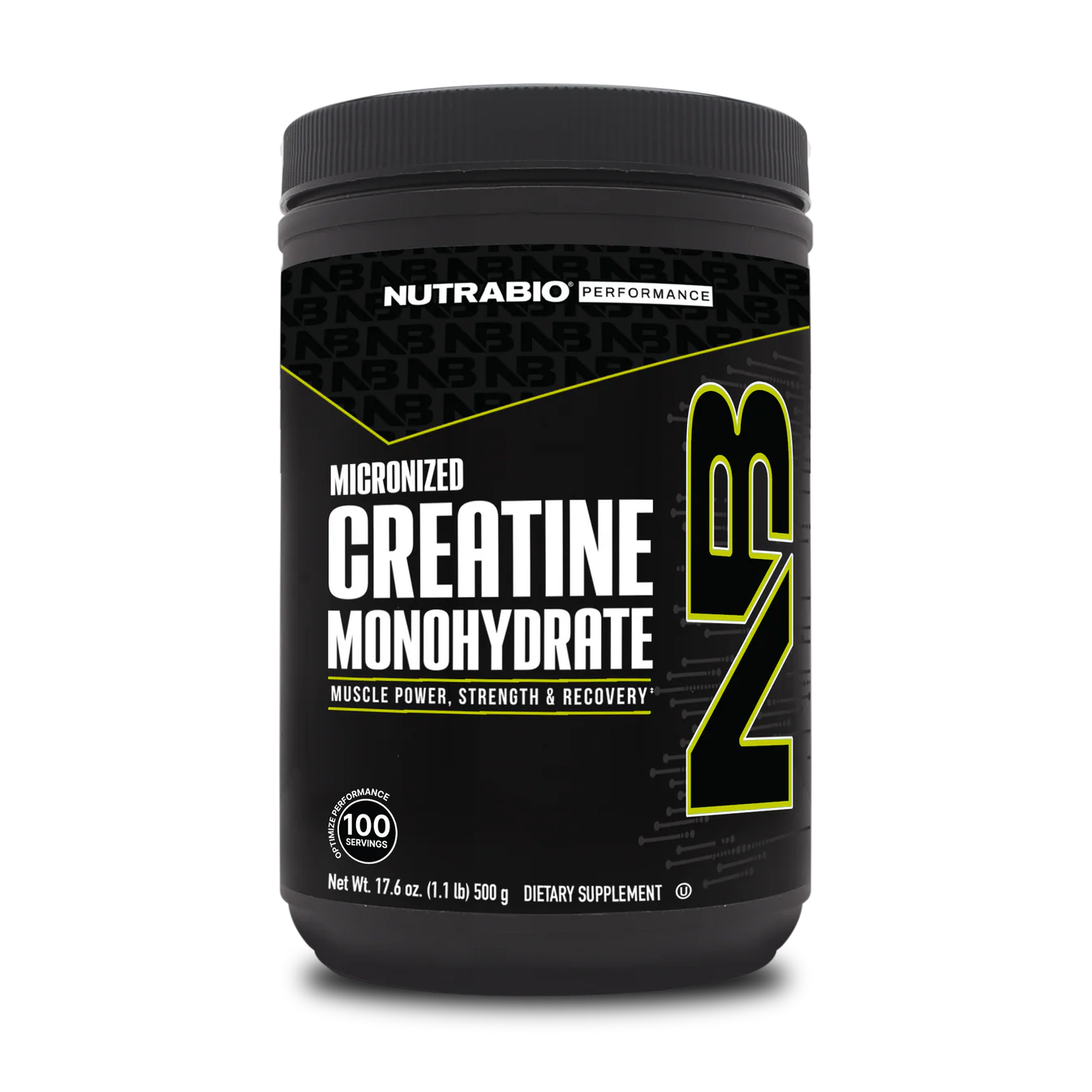 Nutrabio Micronized Creatine Monohydrate (100 Serving)