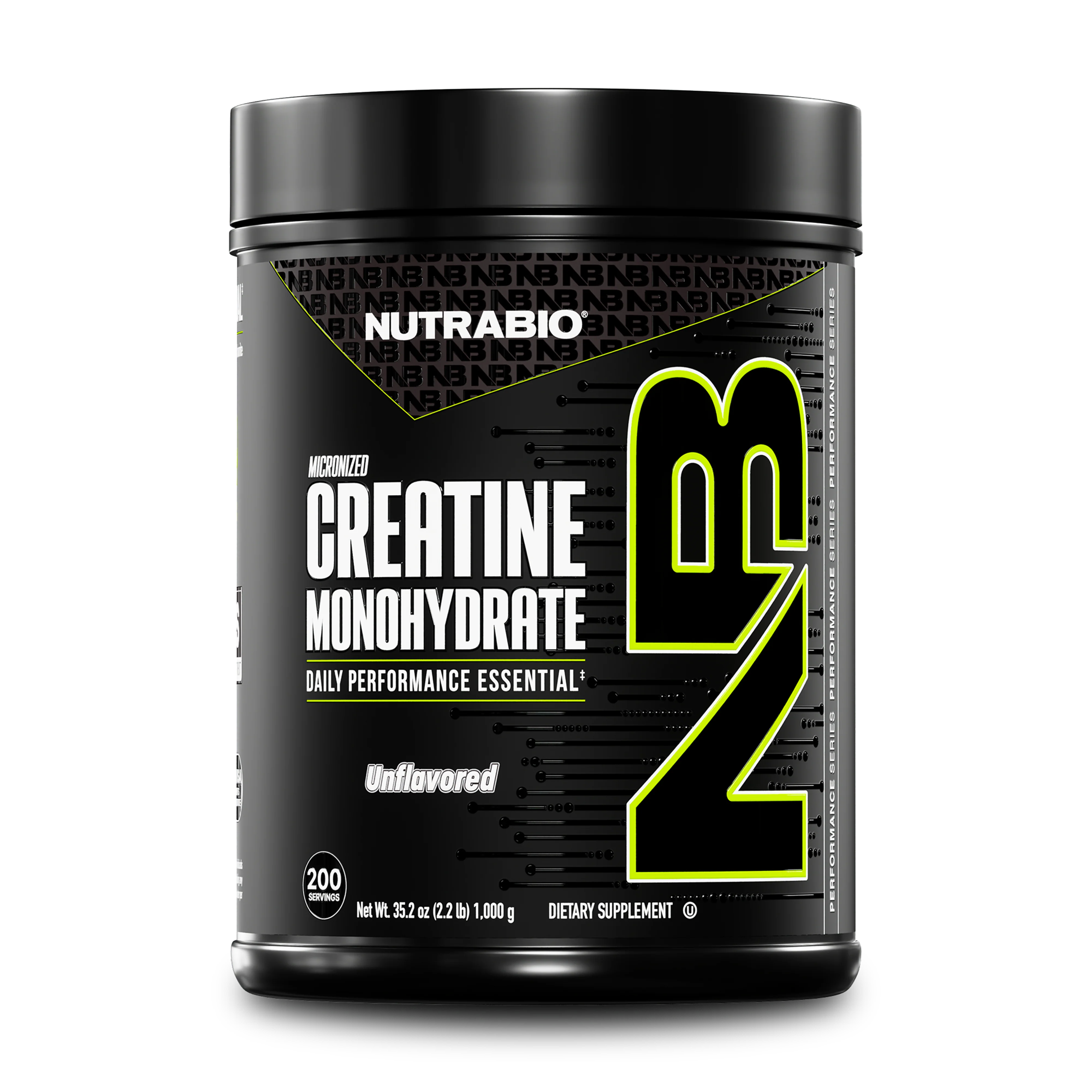 Nutrabio Micronized Creatine Monohydrate (200 serving)