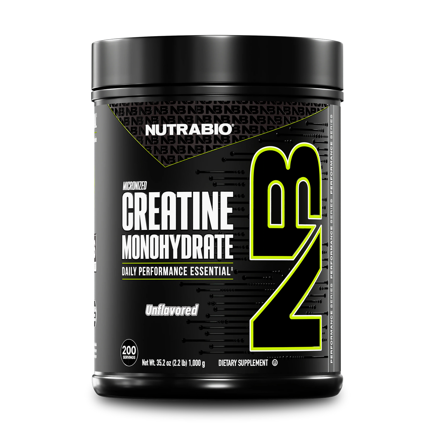 Nutrabio Micronized Creatine Monohydrate (200 serving)