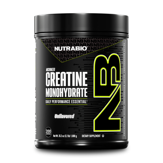 Nutrabio Micronized Creatine Monohydrate (200 serving)