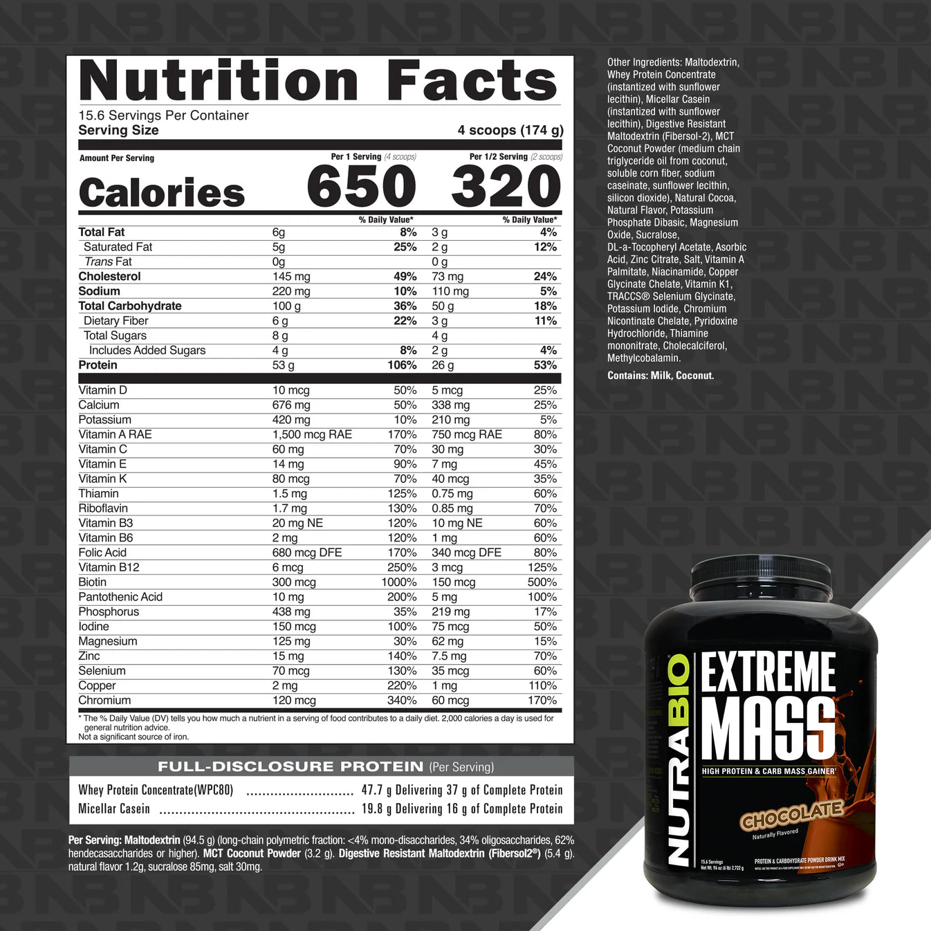 Nutrabio Extreme Mass