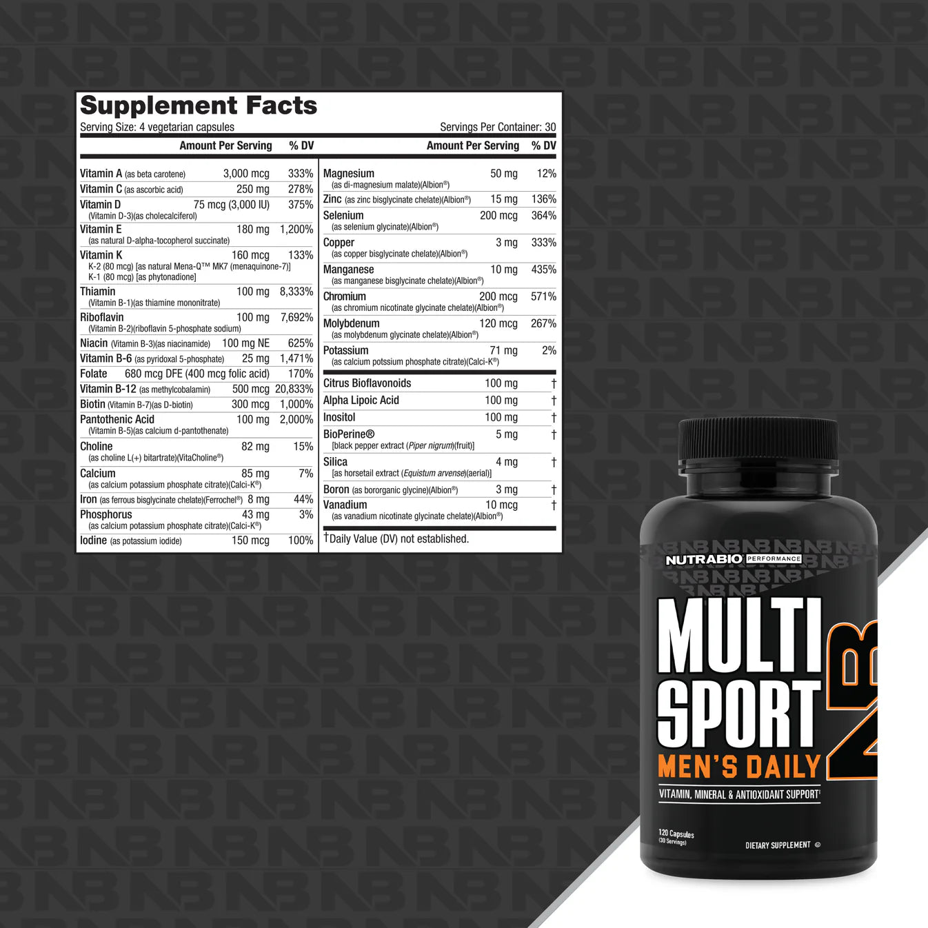 Nutrabio Multi Sport Men's Daily