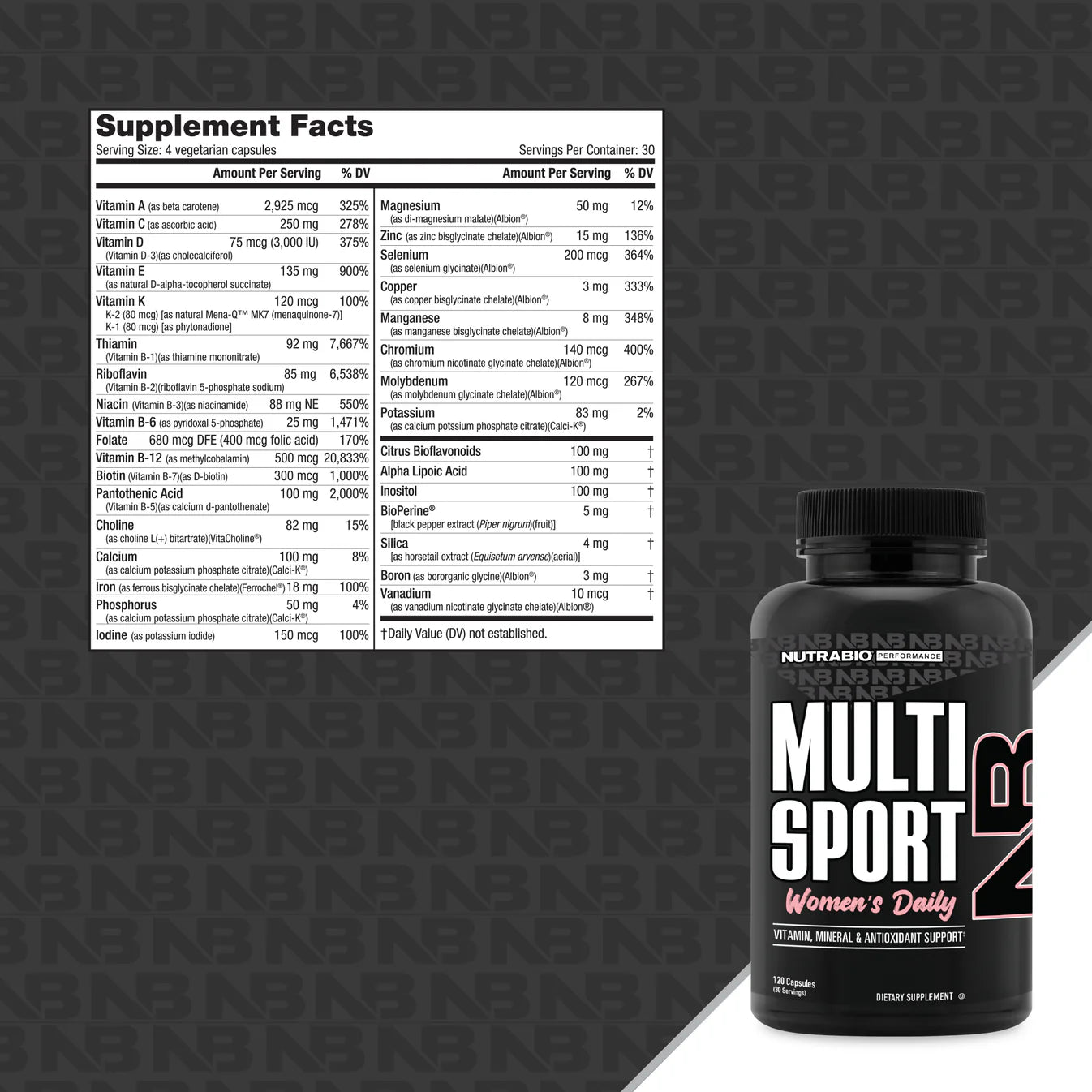 Nutrabio Multi Sport Womens Daily