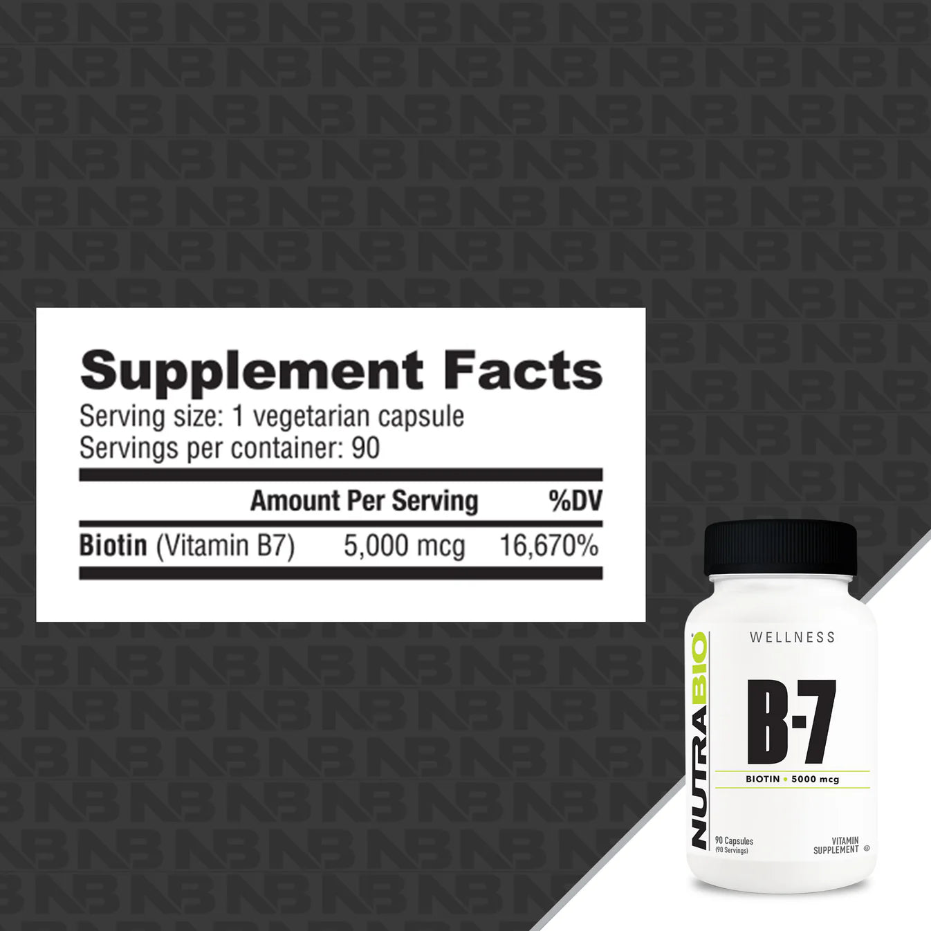 NutraBio Biotin