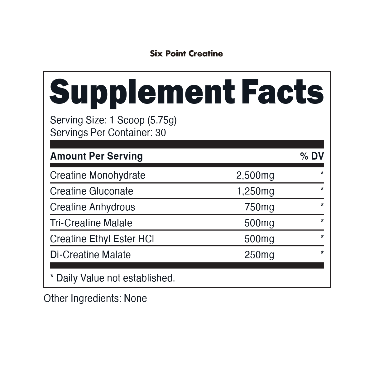 Six Point Creatine
