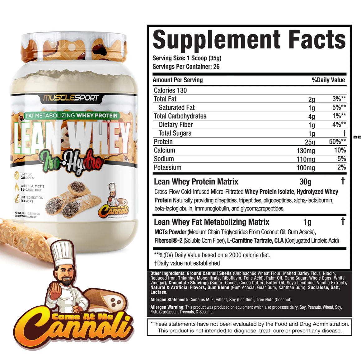 MuscleSport Lean Whey 2lb