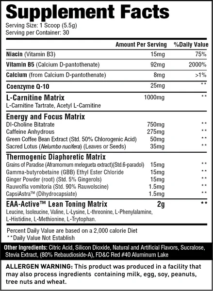 Muscle Sport CardioBurn Pre
