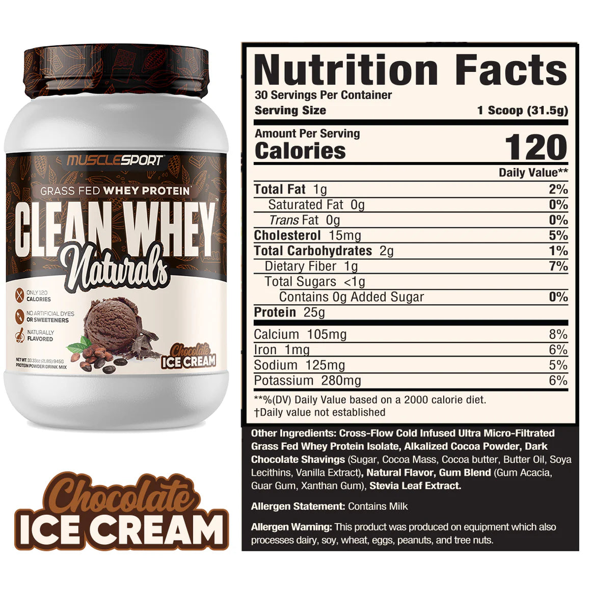 MuscleSport Clean Whey