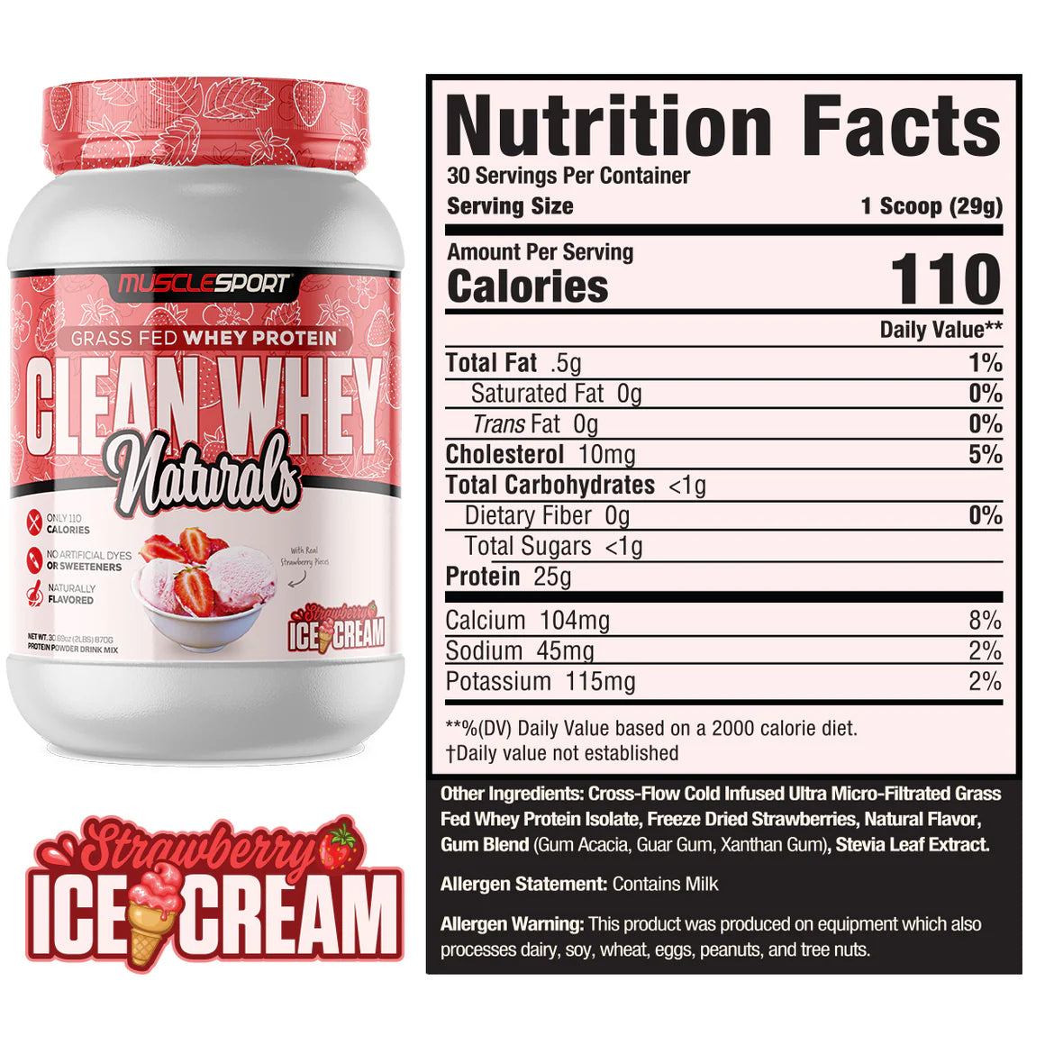 MuscleSport Clean Whey