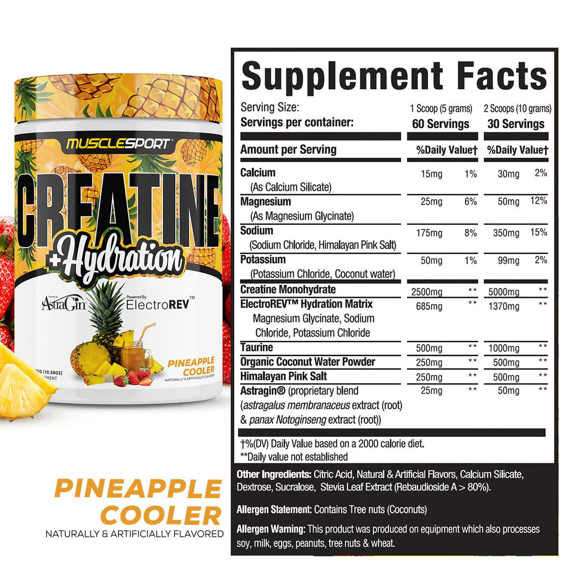 MuscleSport Creatine+Hydration