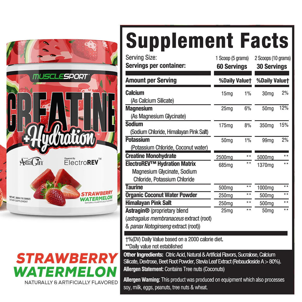 MuscleSport Creatine+Hydration