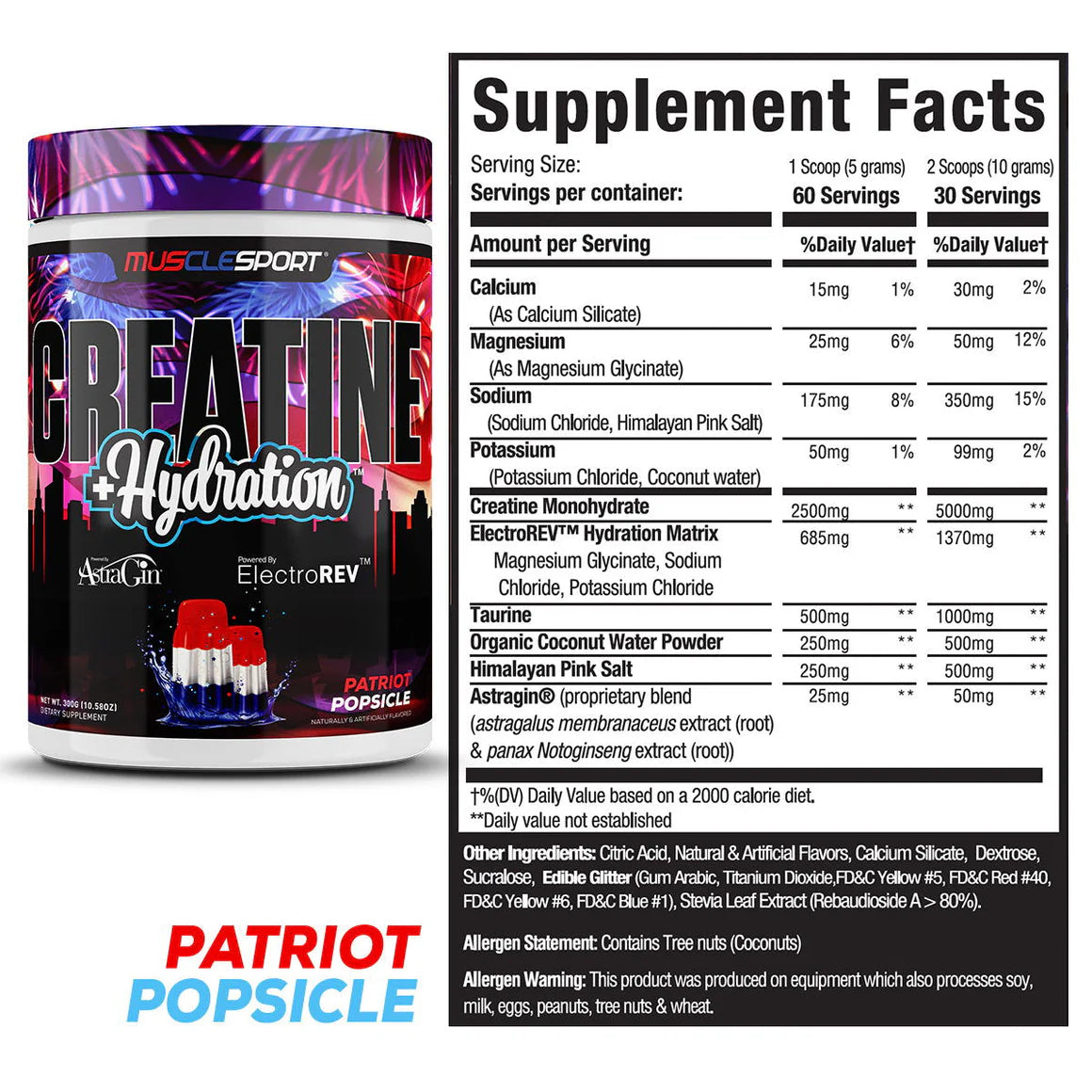 MuscleSport Creatine+Hydration