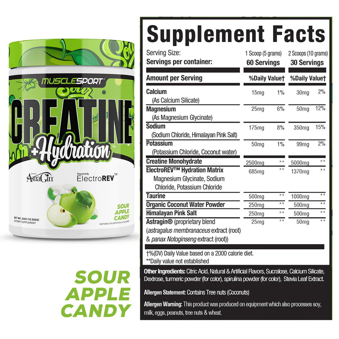 MuscleSport Creatine+Hydration