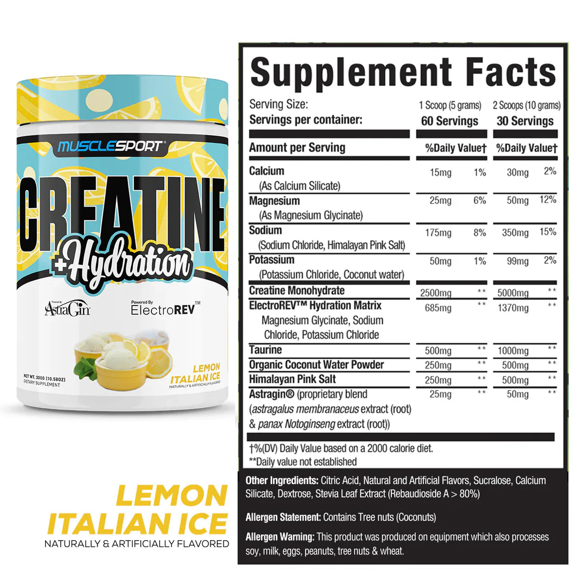 MuscleSport Creatine+Hydration