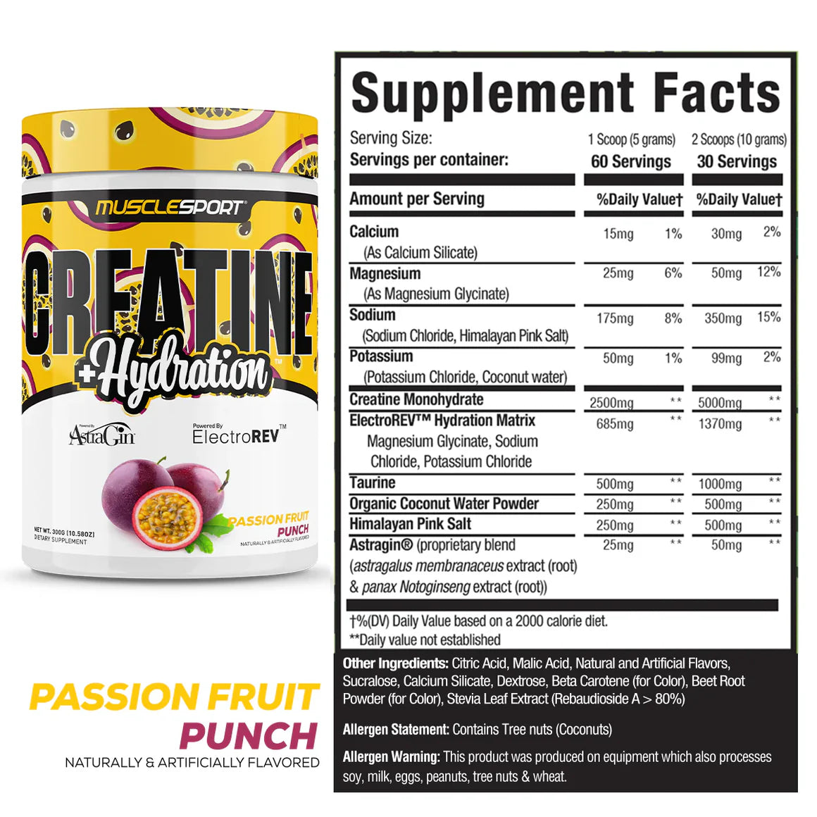 MuscleSport Creatine+Hydration