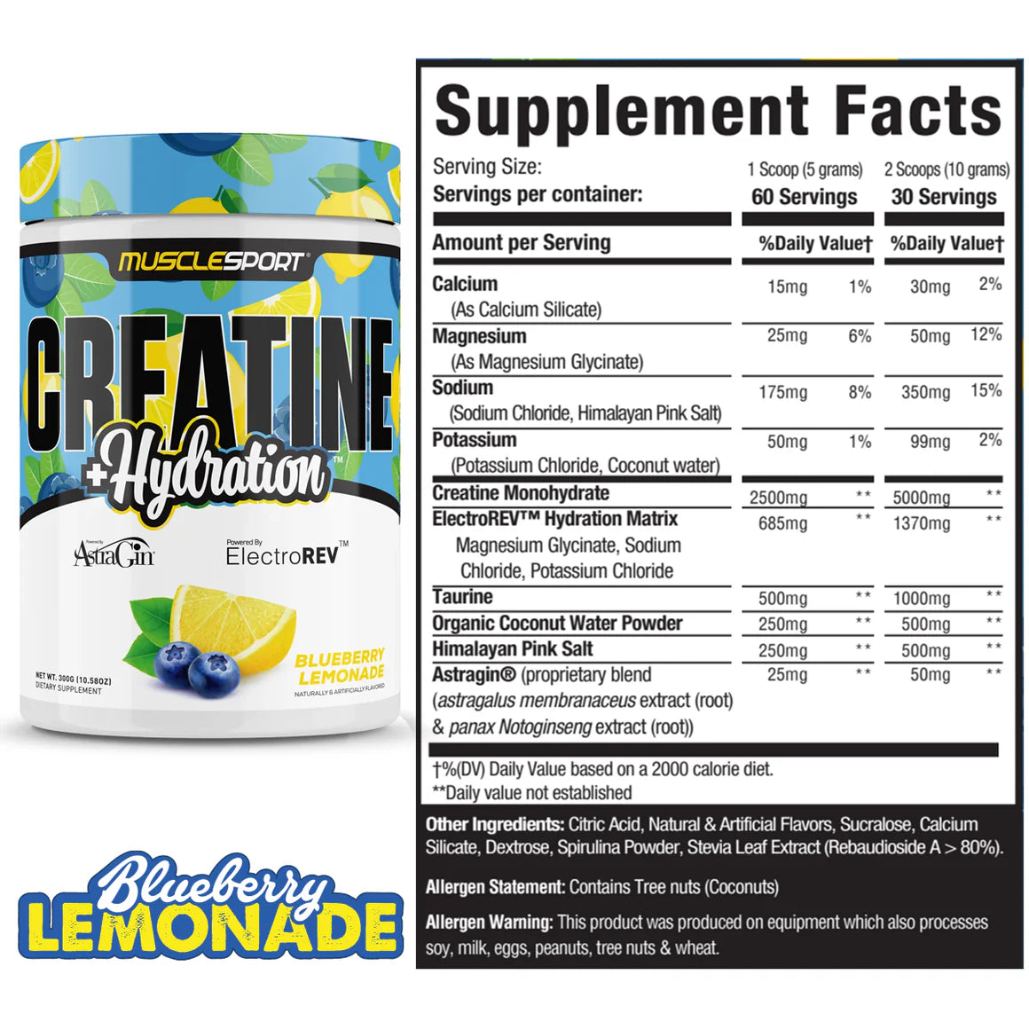 MuscleSport Creatine+Hydration