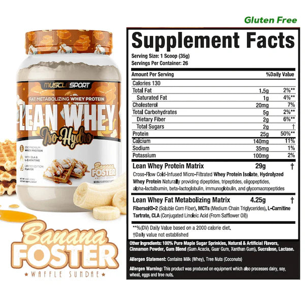 MuscleSport Lean Whey 2lb