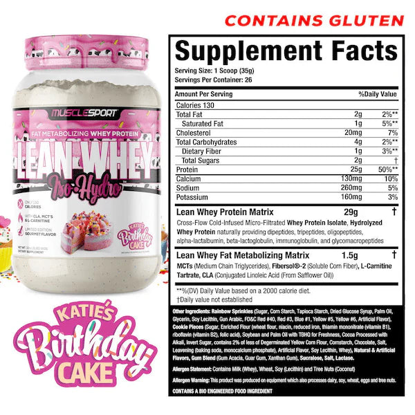 MuscleSport Lean Whey 2lb