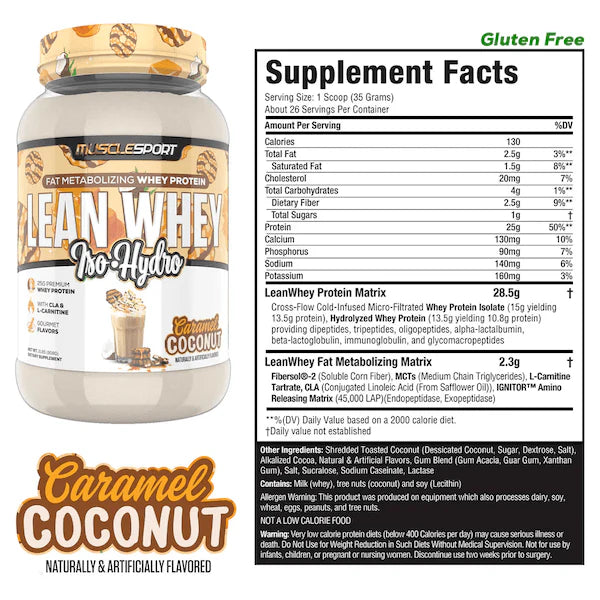 MuscleSport Lean Whey 2lb