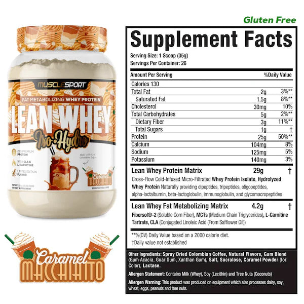 MuscleSport Lean Whey 2lb
