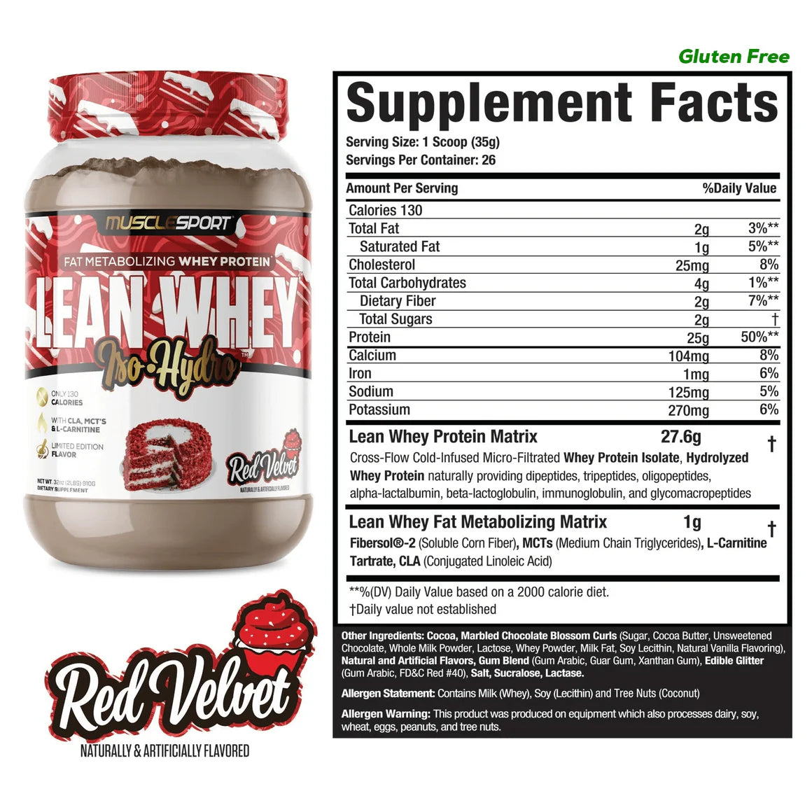 MuscleSport Lean Whey 2lb