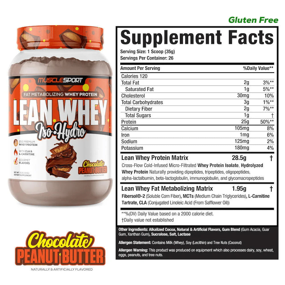 MuscleSport Lean Whey 2lb