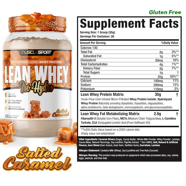 MuscleSport Lean Whey 2lb