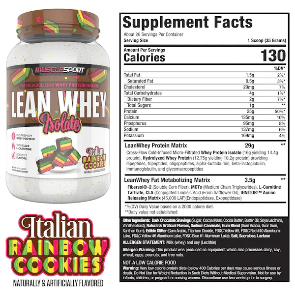 MuscleSport Lean Whey 2lb
