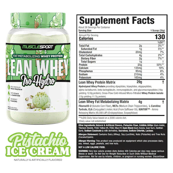 MuscleSport Lean Whey 2lb