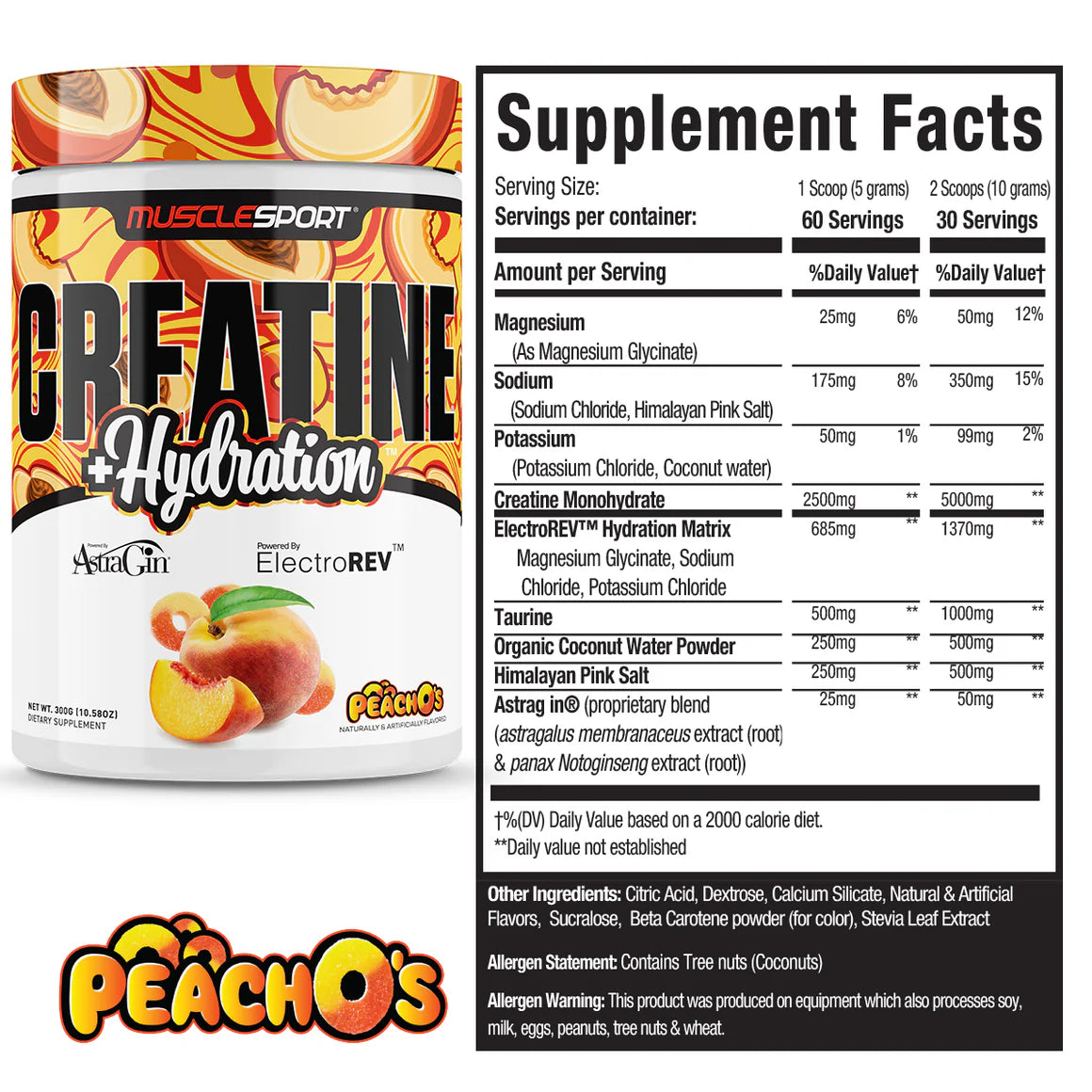 MuscleSport Creatine+Hydration