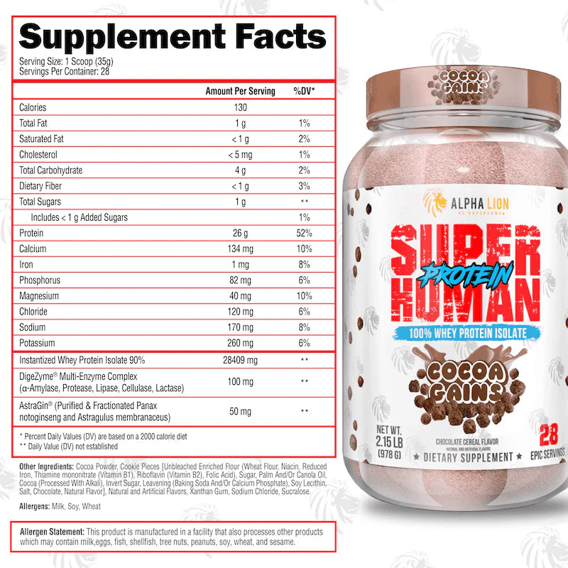 Alpha Lion Super Human Protein