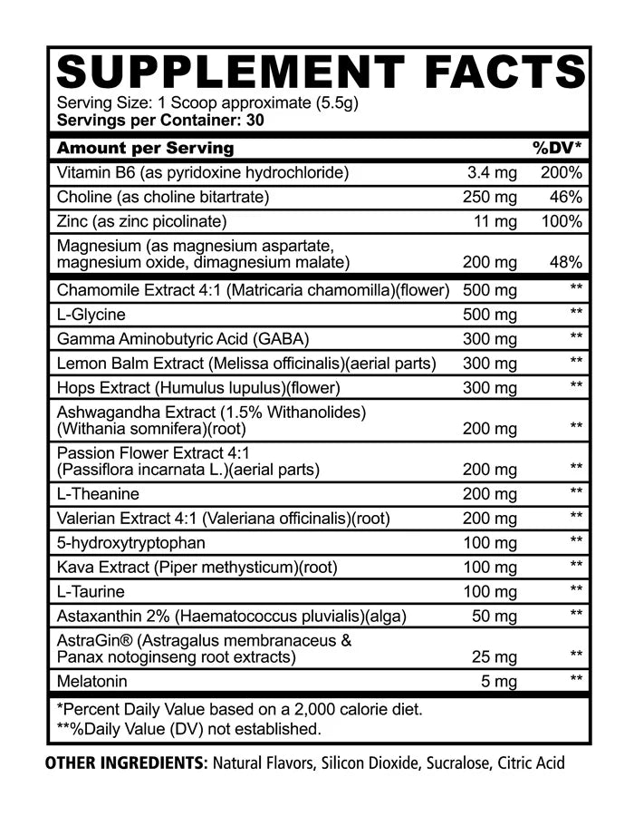 Panda Supps Sleepy (Honey Lemon Tea)