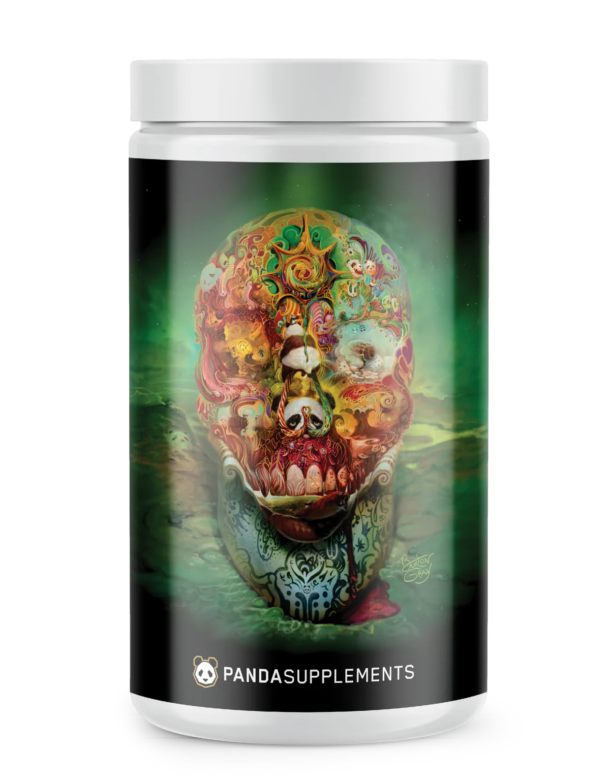 Panda Skull Pre-Workout Skull Candy