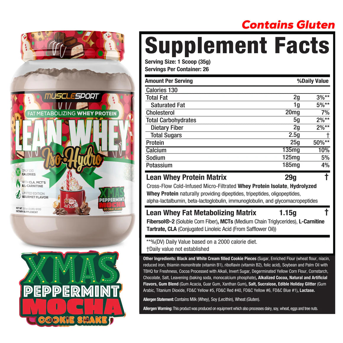 MuscleSport Lean Whey 2lb