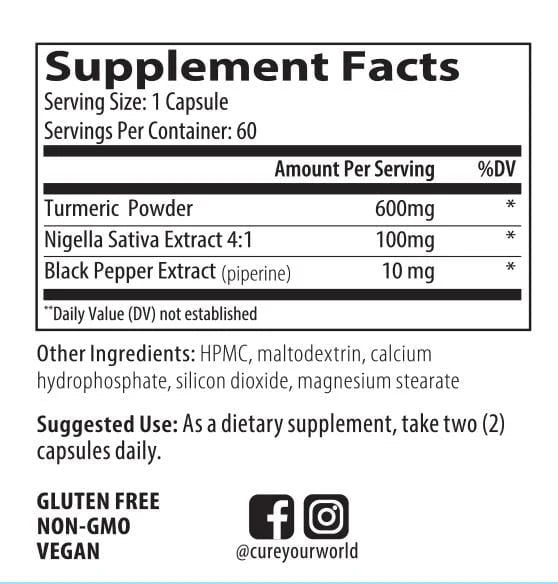 Cure Turmeric + Black Seed